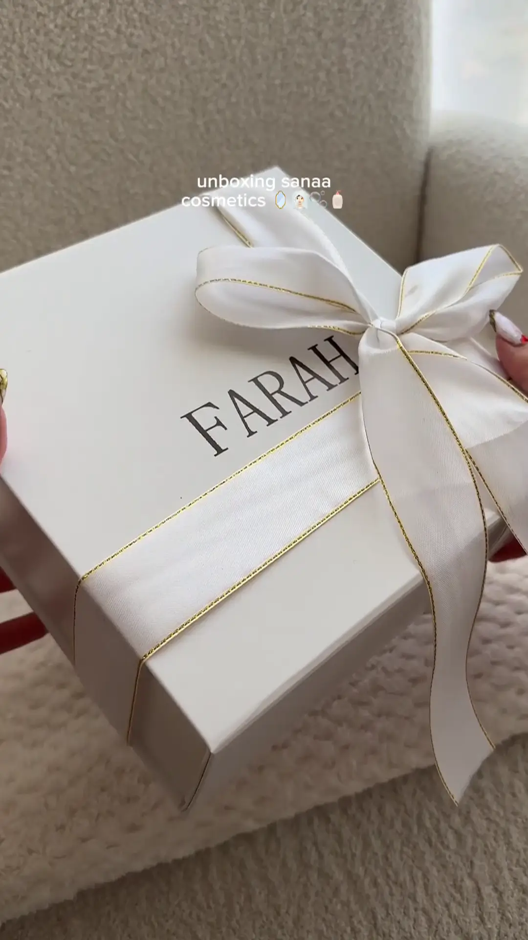 Coffret cadeau personnalisé Sanaa Cosmetics
